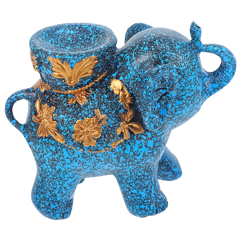 1 Pc Crystal- Supporting Stand Elephant Resin Decor Desktop Crafts Ornament - Image 4