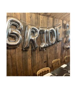 Party with Emma Silver Letter A to Z Balloons 32 inch Large Alphabet Balloons Silver Helium Foil Letter Balloon Banner for Birthday Party Anniversary Wedding Decoration (Silver-G)  - Image 2