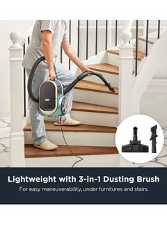 EUREKA EUREKA 2000W Vacuum Cleaner 2.2L Dust Cup Cyclone Filtration Canister Bagless Vacuum Cleaner Washable Fliter for Pet Hair, Carpet, Tile, 220V, Apollo  - Image 3