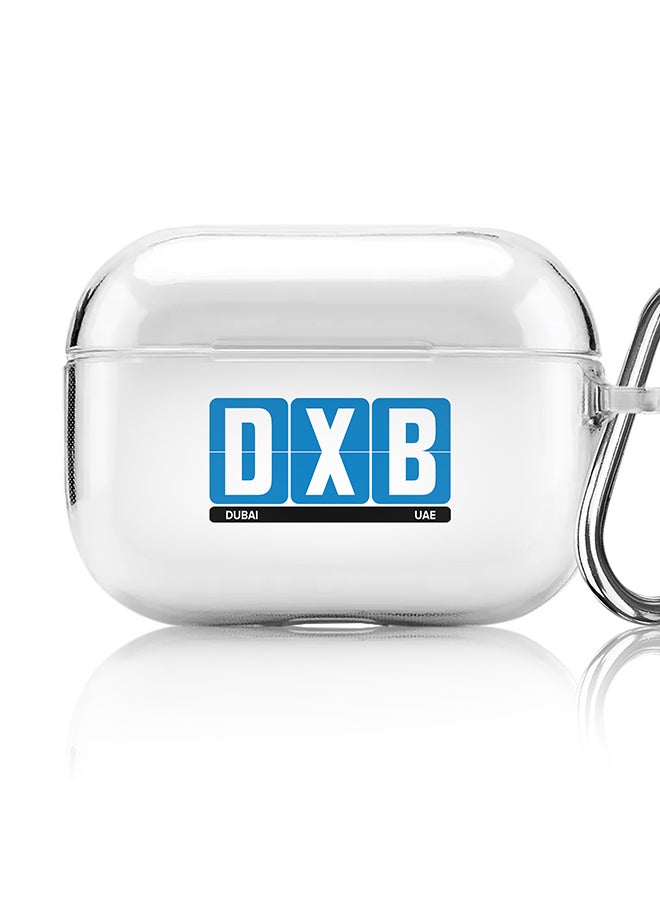 Stylizedd Classic Clear printed Case for Apple AirPods Pro 2nd Generation Thin Transparent Cover [Designed for Apple AirPods Pro 2nd Generation] - DXB Dubai - Image 1