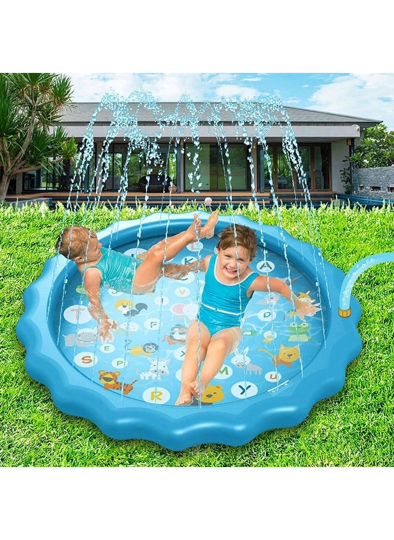 Zigver Fountain Water Squirting Play Mat Water Pool Water Slide 170 cm  - Image 3