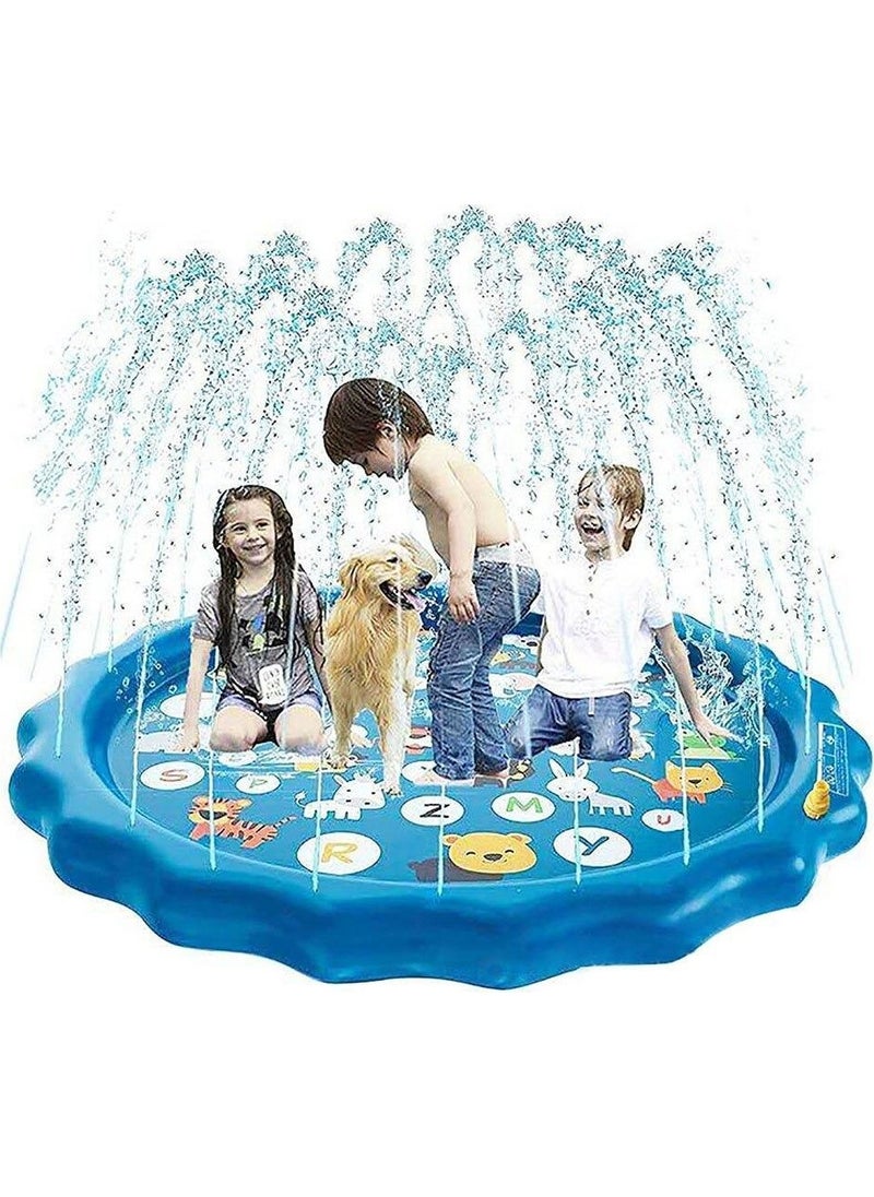 Zigver Fountain Water Squirting Play Mat Water Pool Water Slide 170 cm  - Image 1