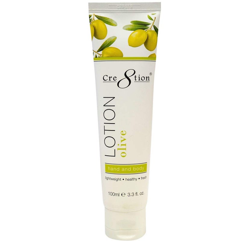 Cre8tion Spa Hand  Body Lotion Nourishing Skin Lotion Moisturizer From Dryness and Flaking 100 mlfl 33 oz Olive