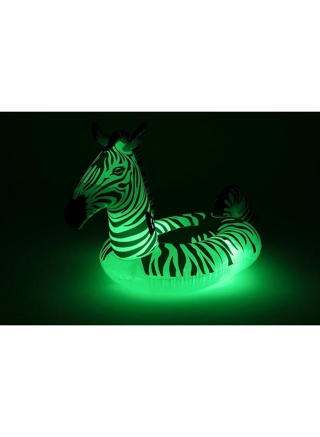 Bestway Zebra Inflatable Ride On | Pool Float, Swimming Pool Kids Inflatable Raft, Pool Toys for Kids and Adults 246x104x122cm