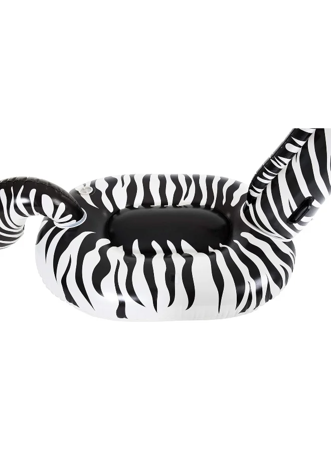 Bestway Zebra Inflatable Ride On | Pool Float, Swimming Pool Kids Inflatable Raft, Pool Toys for Kids and Adults 246x104x122cm