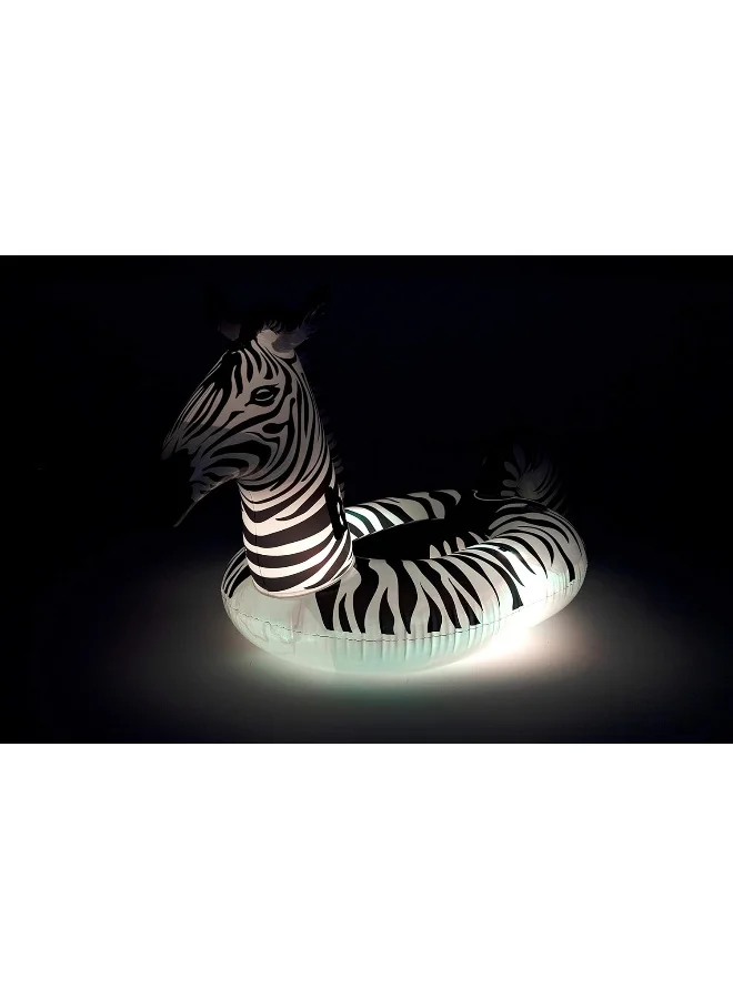 Bestway Zebra Inflatable Ride On | Pool Float, Swimming Pool Kids Inflatable Raft, Pool Toys for Kids and Adults 246x104x122cm
