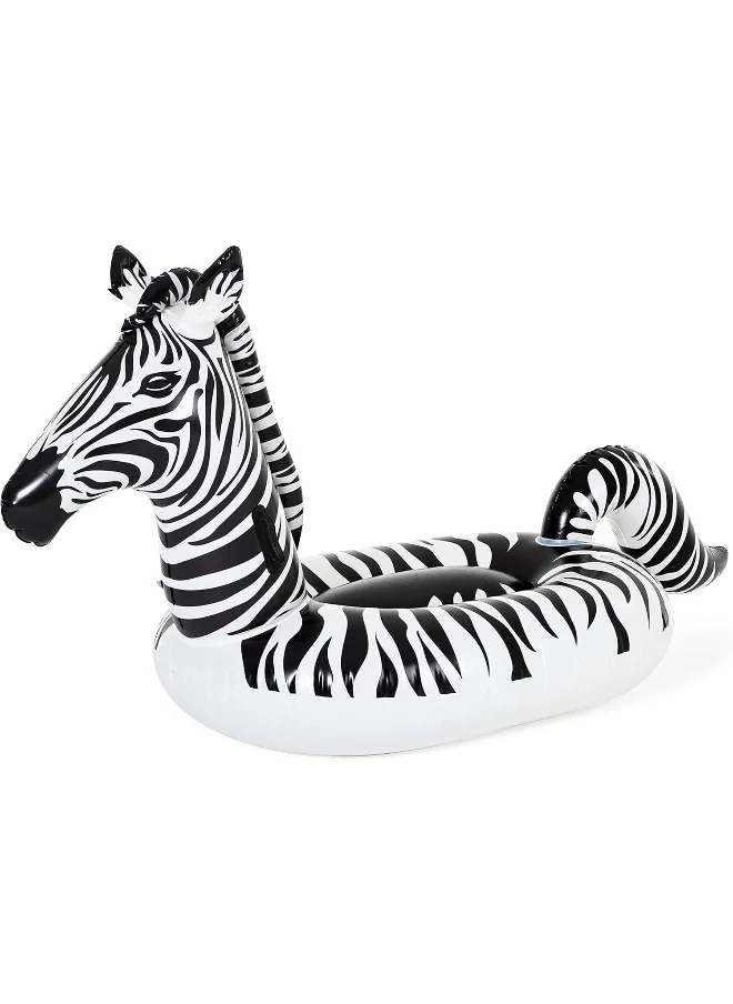 Bestway Zebra Inflatable Ride On | Pool Float, Swimming Pool Kids Inflatable Raft, Pool Toys for Kids and Adults