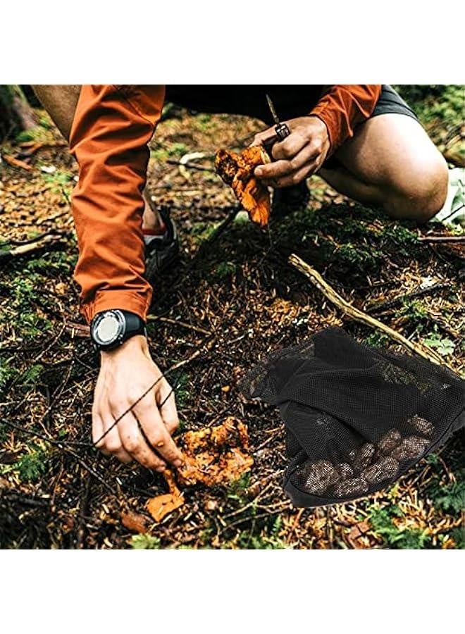 Mushroom Hunting Bag, Mushroom Foraging Bag,Mesh Foraging Pouch Harvesting Bag,Collapsible Fruit Mushroom Basket  - Image 5