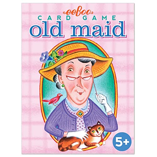 eeBoo Old Maid Playing Card Game Cards are Durable and Easy to Use Instructions Included Educational and Fun Learning for Ages 5 and up - Image 5