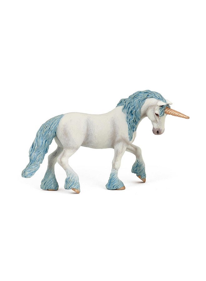 Papo Papo Magic Unicorn with Blue Toy Figure - Image 1