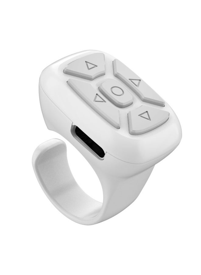 Tiktok Little Red Book Fast Hand Video Wireless Novel Flip Remote Control Finger Ring Remote Control Bluetooth Tablet Hand-Color:Black - Image 5