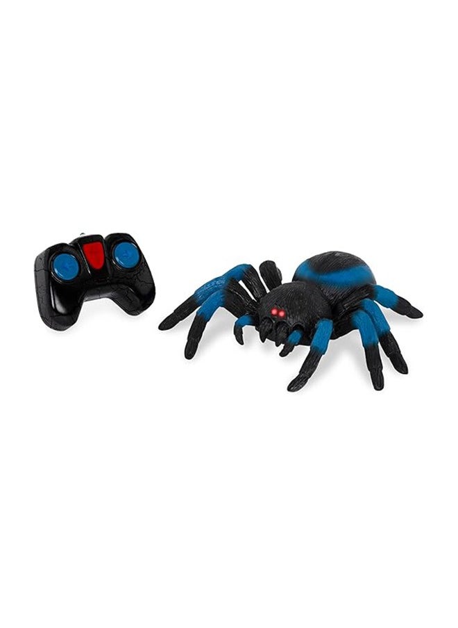 Terra by Battat Remote Control Spider for Kids – RC Tarantula with LED Eyes – Realistic Animal & Moving Legs – Fast-Moving & 360 Spin – Blue Tarantula – 6 Years +  - Image 2