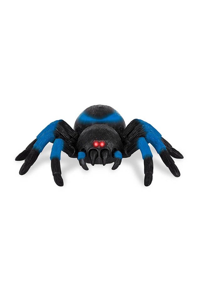Terra by Battat Remote Control Spider for Kids – RC Tarantula with LED Eyes – Realistic Animal & Moving Legs – Fast-Moving & 360 Spin – Blue Tarantula – 6 Years +  - Image 4