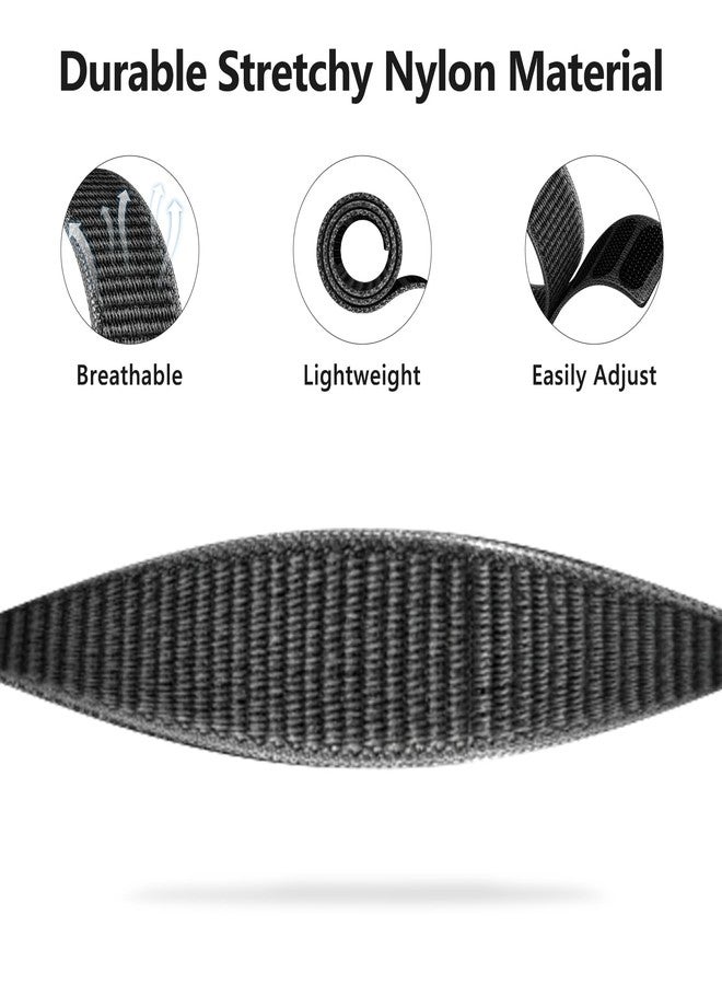 OVERSTEP Strap for Fenix 8 47mm Watch Strap 22mm Hook and Loop Nylon Band Strap Replacement Wristband for Epix Pro 47mm,Fenix 7,Fenix 7 Pro,Fenix 6,Fenix 5,Approach S62,Quatix 5. - Image 4