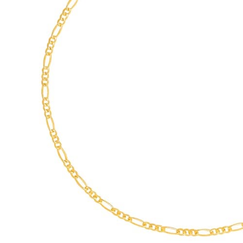 ZAVYA 925 Sterling Silver Figaro Gold Plated Bracelet | Gifts For Women And Girls | With Certificate of Authenticity and 925 Hallmark - Image 4