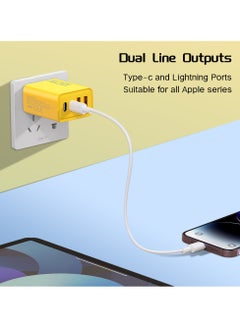 Angmei 2pcs 120W fast charging head multi-port ，Wall Fast Charger Block mobile phone travel charger adaptor for iPhone xiaomi charger British regulation USB C , Type C Charger Fast Charging Blocks PD Power Charger Adapter+QC 3.0 USB Multiport Charger Brick for Phone 16/15/14/13/12 Pro Max, Pad, Galaxy  - Image 2