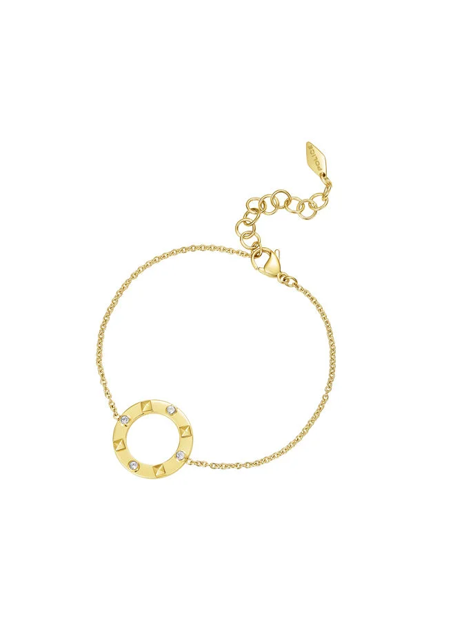 بوليس Fizzy Bracelet for Women Gold Plating with crystalsPEJLB0001609