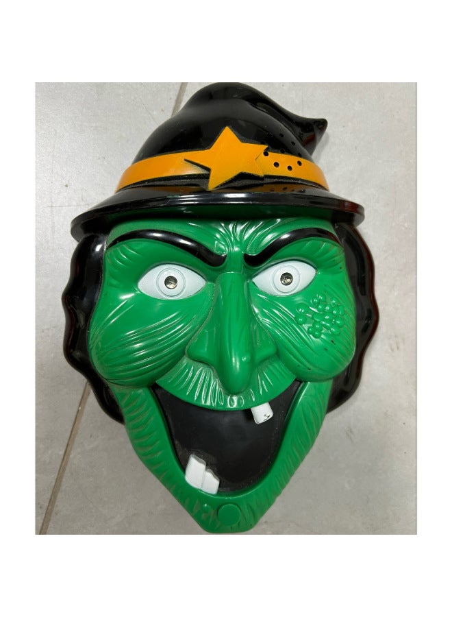 Loquat Witch Pumpkin Skull Head Doorbell Creative Trick Toys Ghost Festival Doorbell Holiday Atmosphere Toys-Color:Pumpkin - Image 4