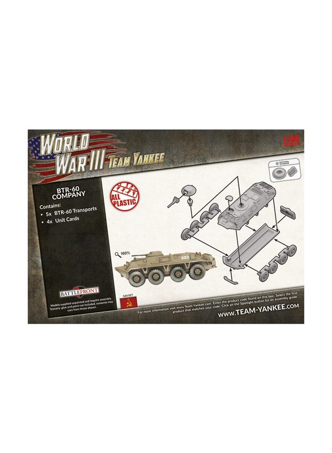 Battlefront World War III Team Yankee Soviet BTR-60 Company Transport Platoon Plastic TSBX14 - Image 2