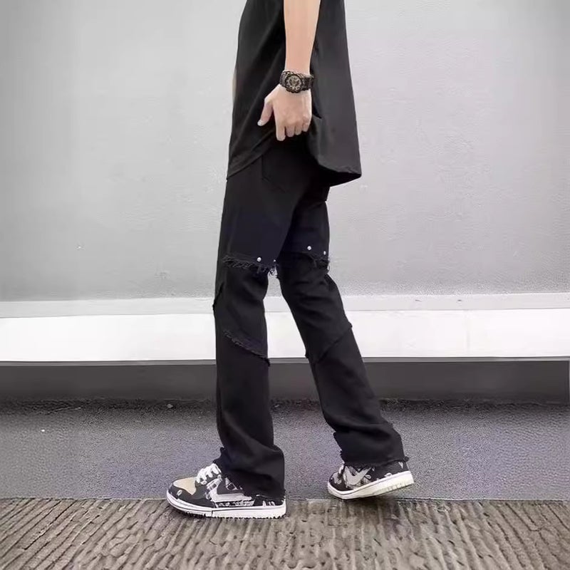 Unisex Casual Daily Denim Jeans - Image 4
