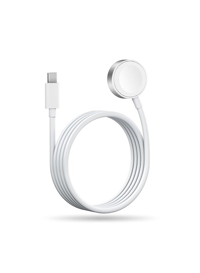 Fast Charging USB C Watch Charger Cord Compatible for Apple Watch, Magnetic Watch Charging Cable Compatible for Watch Series 9/8/7/Ultra/Ultra2/SE2/6/5/4/3/2/1/SE1, Type C Cord, 1M  - Image 1