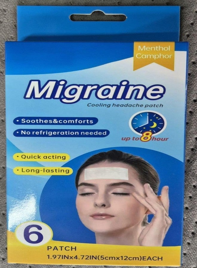 Megika Cooling Relief Fever Reducer, Cooling Patches, Headache Pads for Fever Discomfort, Pain Relief, Soothing Migraine, Toothache, Fatigue, Sunstroke, Sprain (Pack Of 6 Patch) - Image 1