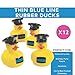 Fun Express Police Rubber Ducks in Bulk 12 Pack Mini Rubber Duckies for Kids Party Favors Blue Police Birthday Party Decorations Small 2 Inch Vinyl Duck Toys for Boys Goodie Bags Gifts - Image 4