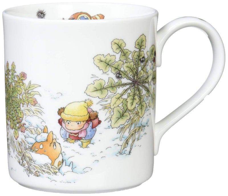 Noritake 46601JT97265 Bone China Mug 135 fl oz 400 cc My Neighbor Totoro Oinu no Fuguri Microwave Safe 1 Piece