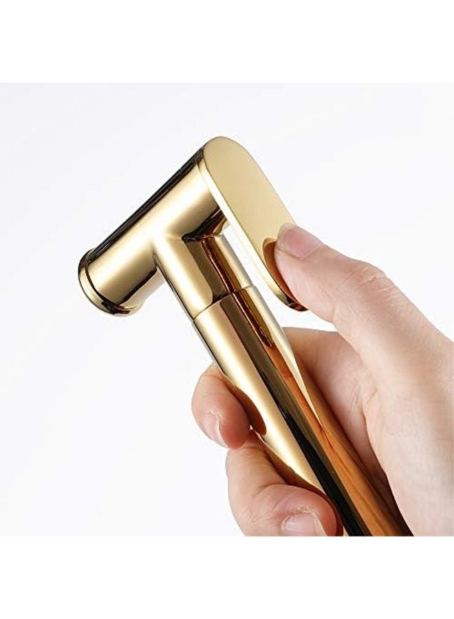 مرشاش بيديه ذهبي من النحاس المحمول لغسيل حفاضات القماش والنظافة الشخصية وتنظيف الأرضيات - Image 4