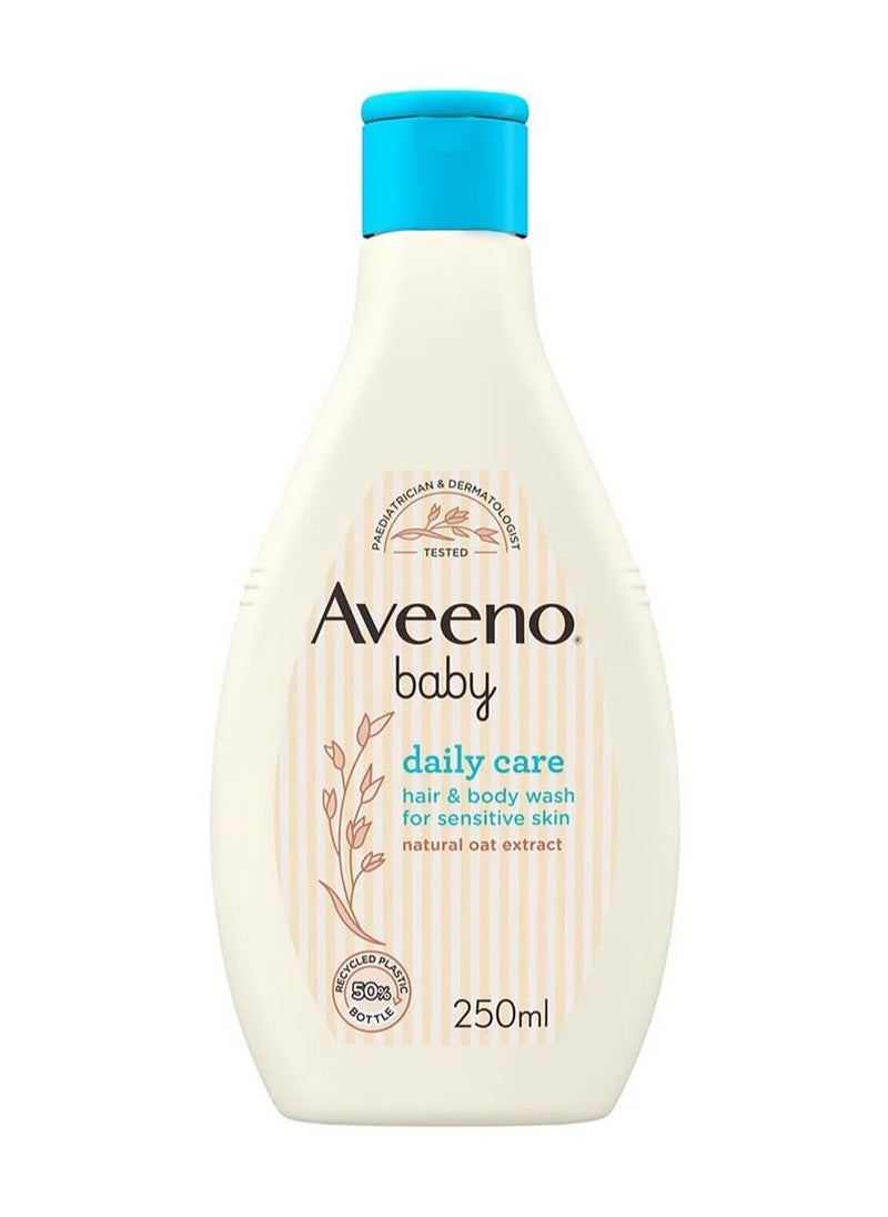 Aveeno Baby Aveeno Baby Daily Care 2-in-1 Hair & Body Wash, Gentle & Tear-Free, 0+ Months, 250mL 
