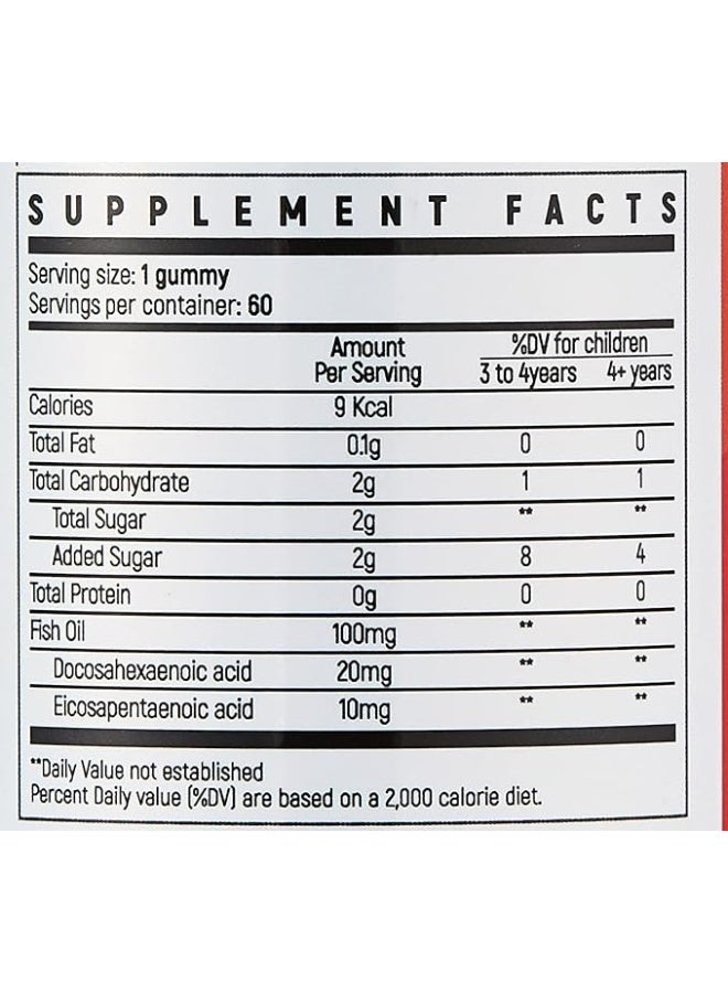 HAPPY GUMMIES Omega 3 Gummie 60S - Image 4