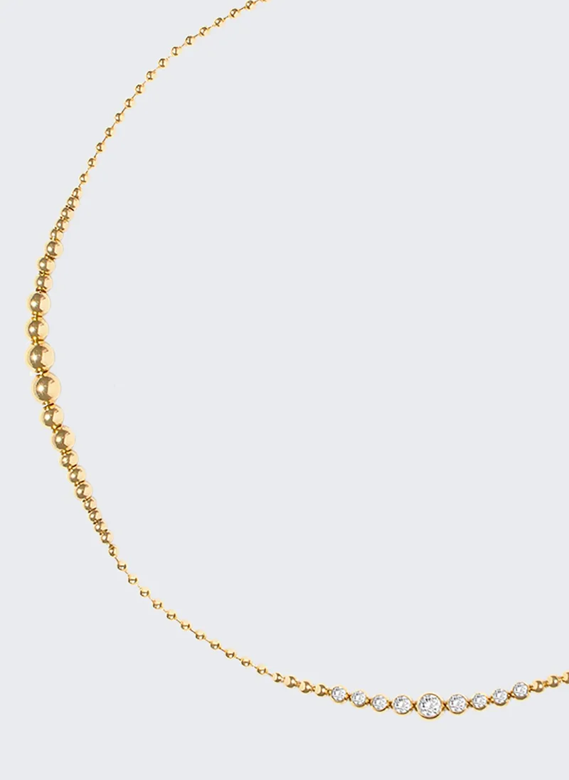 ليو جو عقد مزين بكريستالات