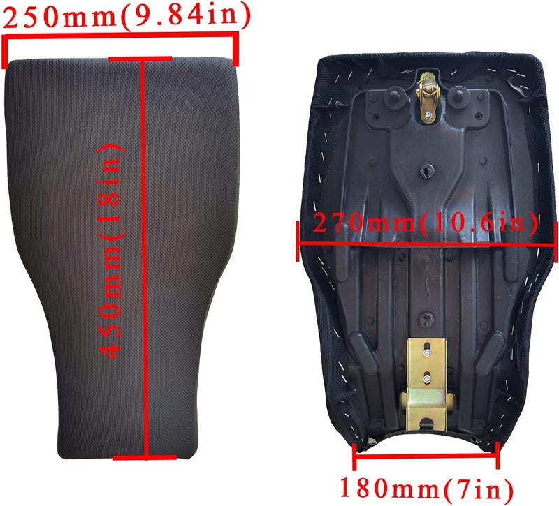 necaces Foam Seat Fit For 50cc 70cc 90cc 110cc 125cc Kids ATV Quad TaoTao Chinese 4 Wheeler Mini ATV Coolster BAJA SEAT… - Image 3