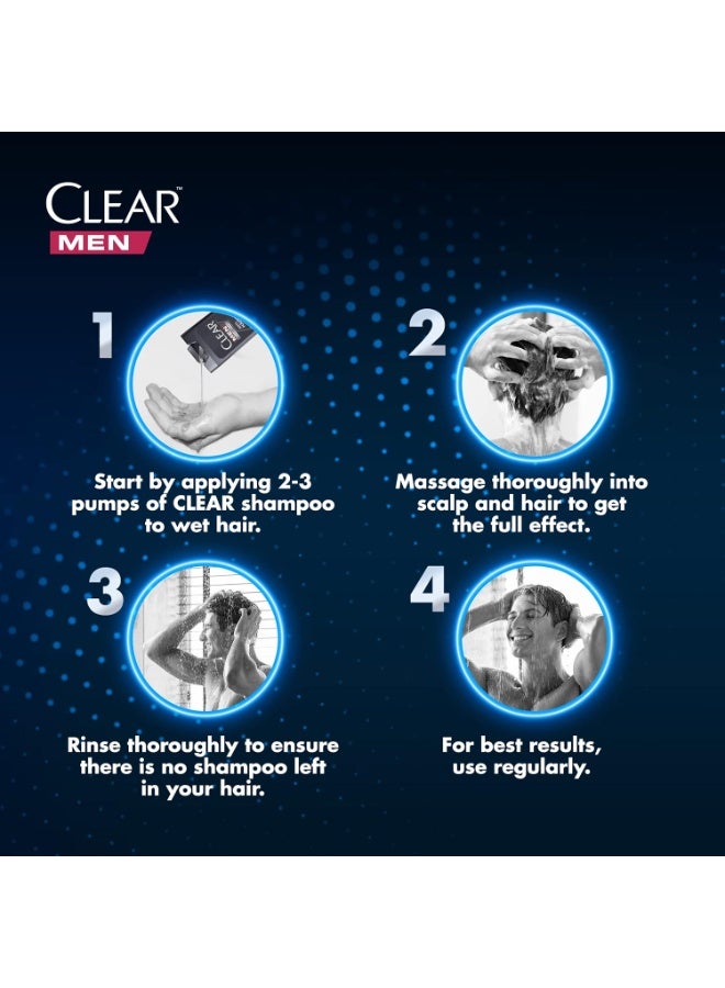 Clear Men Anti-Dandruff Shampoo with Activated Charcoal and Mint - 180 Ml (May vary package) - Image 5