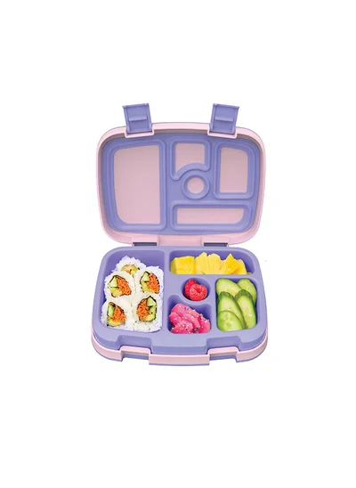 Bentgo Kids Prints Leak Proof, 5 - Compartment Bento - Style Kids Lunch Boxideal Portion Sizes For Ages 3 To 7Bpa - Free, Dishwasher Safe , Food - Safe Materials2022 Collection (Lavender Galaxy)