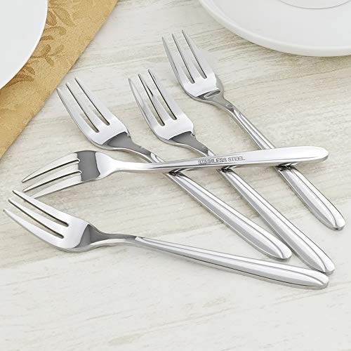 Anbers 12 Pieces Tiny Cocktail Forks, Stainless Steel Appetizer Fork Cake Fork - Image 3