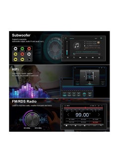 ROADSTAR 2G+32G Android Double Din Car Stereo Wireless Apple CarPlay 7 Inch 1080P HD Touch Screen Car system with GPS+Navi+HiFi+WiFi+Bluetooth+RDS+FM Radio/Mirror-Link,Dual USB with Backup Camera  - Image 5
