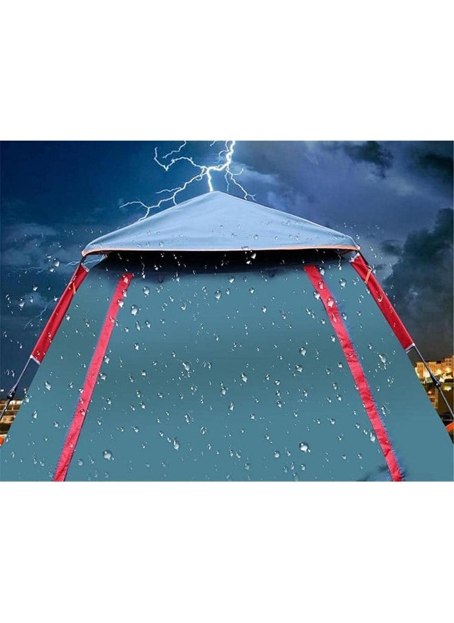 ECVV - ECVV 6 Person Camping Tent Family Tents Large Waterproof Tent with 2 Windows 2 Doors Available for Outdoor Sports Travel Beach Picnic | 240 * 240 * 155cm | Random Color | - Image 1