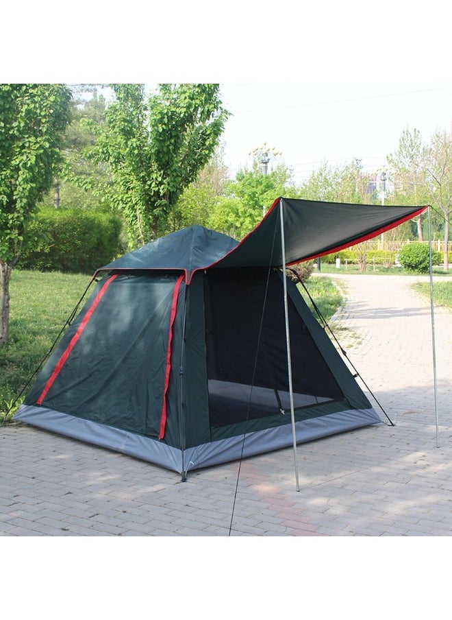 ECVV - ECVV 6 Person Camping Tent Family Tents Large Waterproof Tent with 2 Windows 2 Doors Available for Outdoor Sports Travel Beach Picnic | 240 * 240 * 155cm | Random Color | - Image 1