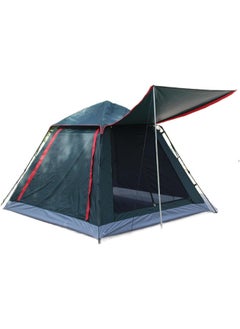 ECVV 6 Person Camping Tent Family Tents Large Waterproof Tent with 2 Windows 2 Doors Available for Outdoor Sports Travel Beach Picnic | 240 * 240 * 155cm | Random Color |