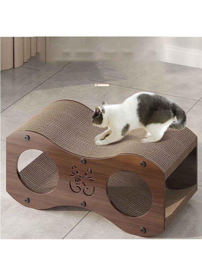 Cat Scratcher ,  Scratchers for Indoor Cats Scratching Board Cardboard, Horizontal Corrugated Scratch Pad for Cats as Beds & Furniture Reversible Sofa Scratch
