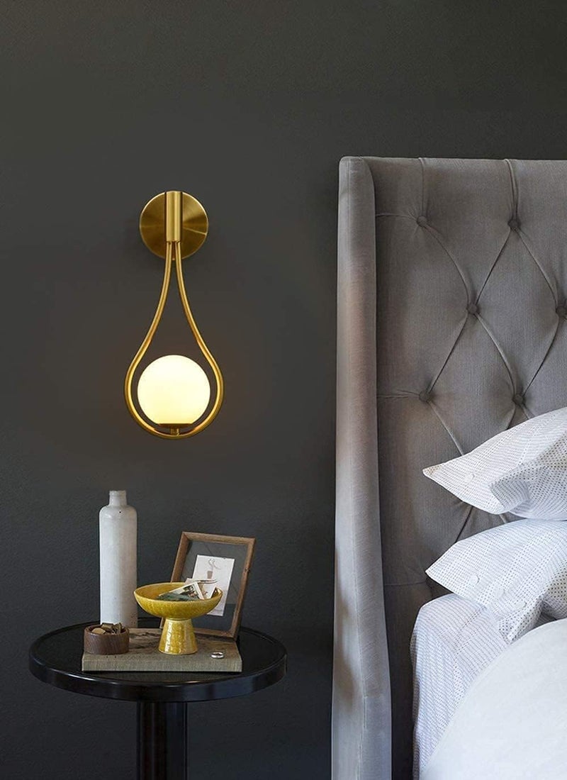 SVDK Metal Glob Shape Sconces E27 Holder LED Decorative Wall Decor Lamp for Living Room and Dining Hall WLIGHT06 - Image 2