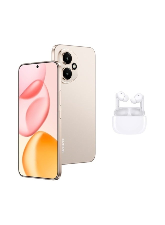 Honor 400 ثنائي الشريحة ذهب صحراوي 12GB RAM 256B 5G مع سماعة أذن X7 Lite
