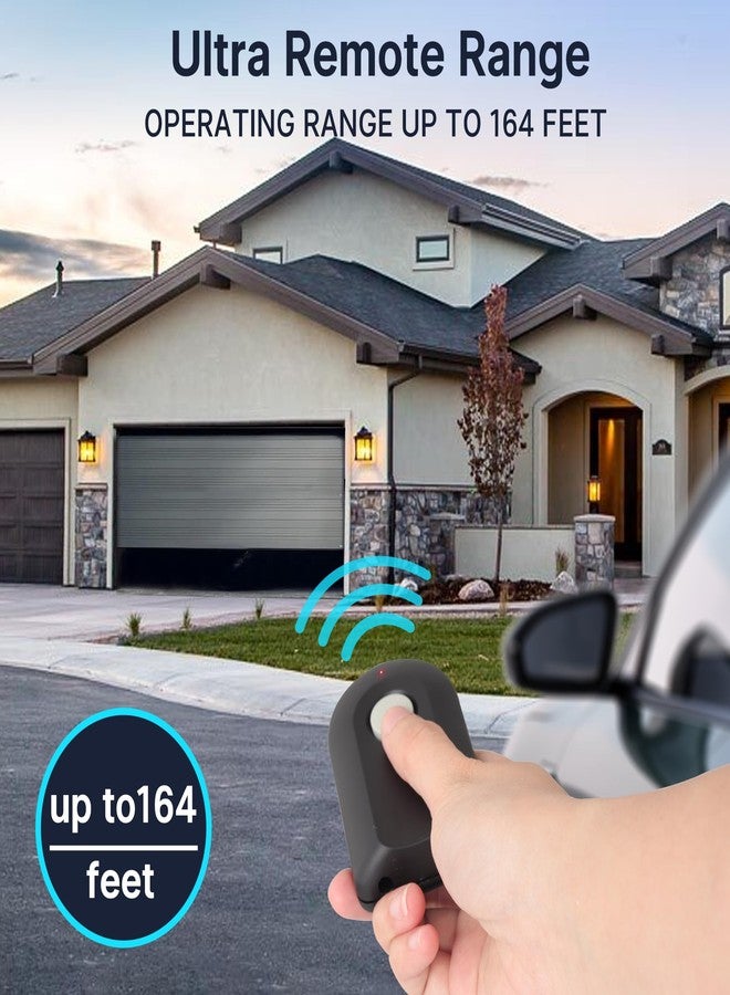 CreaCity 2 for Genie ACSCTG Type 1 Intellicode Remote Replacement Garage Door Opener Remote Compatible with GIT-1 390MHZ 1-Button - Image 4