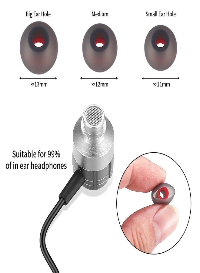 HexinYigjly 48 Pcs Earbuds Replacement Tips Silicone, Earbud Tips Earpads Replacement, Silicone Replacement Earbuds Tips for Bluetooth Earphones, 3 Sizes S/M/L, 8 Colors - Image 2