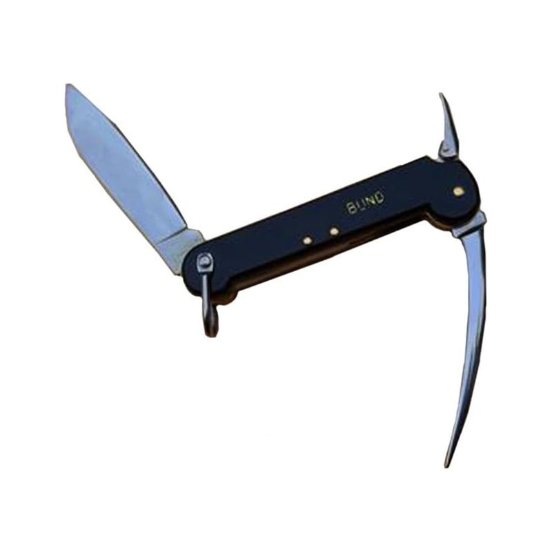Mil-Tec German Black Sailor Pocket Knife | Compact Portable Robust Deck Multi-Tool for Outdoor Enthusiasts & Sailors | Marlin Spike for Rope Work | Eyelet to Fix on Clothes or Keychain | Steel Blade - Image 4