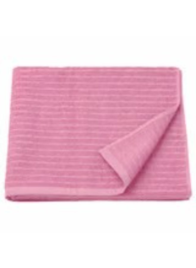 Bath towel pink 70x140 cm - Image 1