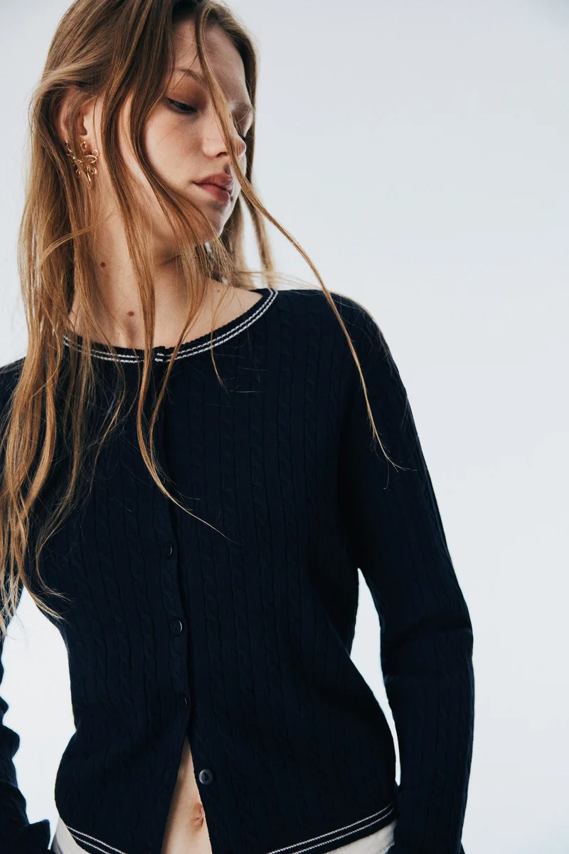 H&M Cable-knit cardigan