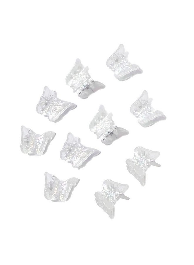 Oomph! OOMPH Jewellery Combo fo 10 Shimmer Butterfly Mini Hair Claw/Hair Clip for Women & Girls Stylish Latest (HSSK107_AMR4) - Image 5