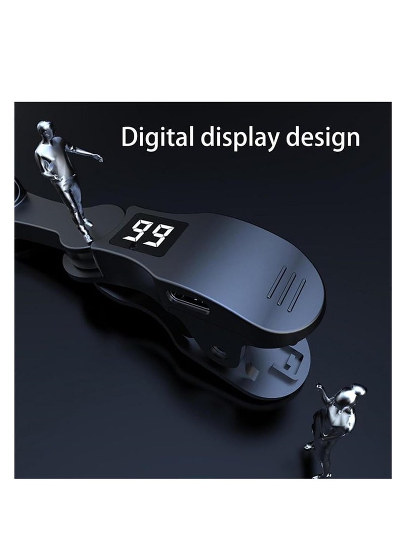 SYOSI Screen Auto Clicker Tapper, for Smart Phone Apps Video Live Streaming Gadget Fast Click, Simulation Finger Continuous Click for Games, Live Broadcasts Likes, Reward Tasks, Mute Design (Black) - Image 5